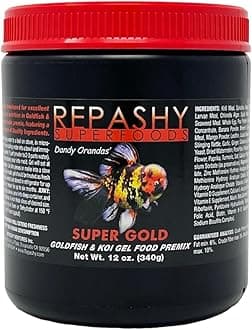 Repashy Super Gold - Goldfish and Koi Gel Food (12 Oz Jar)