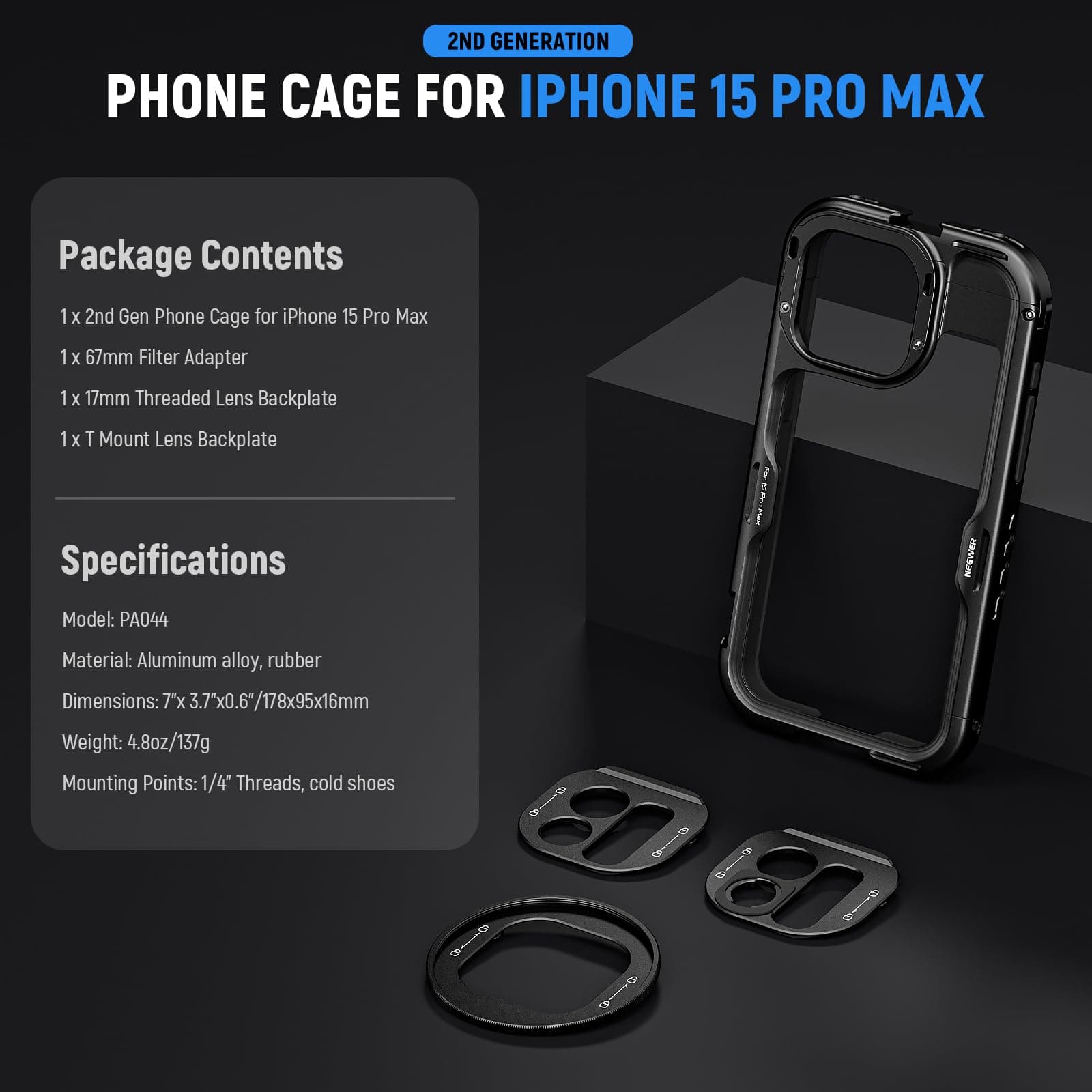 Quick Release Design Video Rig Phone Stabilizer