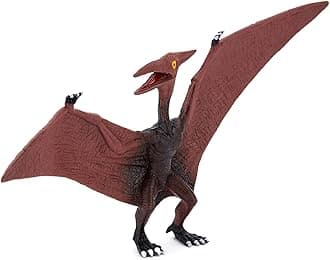 Childrens Pterodactyl black/purple Dinosaur Figure Toy (25.5cm Length) Realistic Detailed Dino Collection for Kids - Action Figures for Playtime Fun & Learning