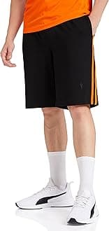 Jockey 9426 Men's Super Combed Cotton Rich Regular Fit Solid Shorts with Side Pockets