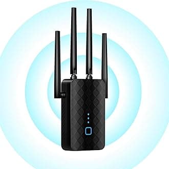 WiFi Extender Signal Booster,WiFi Extender Dual Band for Home，New Gen 6X Faster Internet Booster Extender, WiFi Repeater Coverage up to 10K sq.ft and 65 Devices