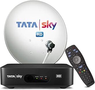 Tata Sky HD Set-Top Box with 1 Month FTA (Free to Air) Plan