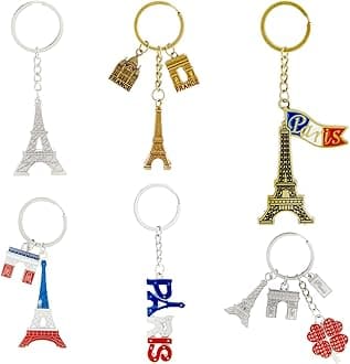6 Pack Keychain Souvenir Gifts, Souvenir Gift, Key Rings