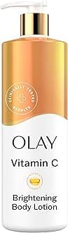 Olay Body Lotion for Women, Brightening with Vitamin C Serum, Visibly Bright & Radiant Skin, 24hr Moisture & Hydration, Fast Absorbing Formula, Vitamin B3 Complex, For All Skin Types, 17 fl oz