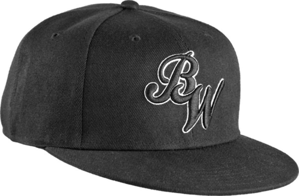 Bones Script Hat Adjustable Black Snapback Skate Hats