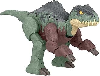 Jurassic World Transforming Dinosaur Toy, Giganotosaurus to Nasutoceratops, Massive Stretch Fierce Changers 16-Step 2 in 1 Figure