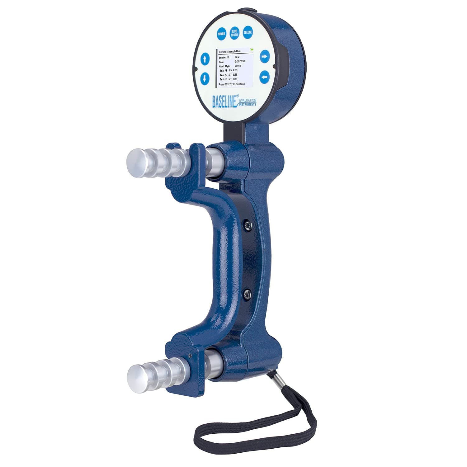 BIMS Digital 5-Position Hand Dynamometer for Grip Strength Testing and Evaluation