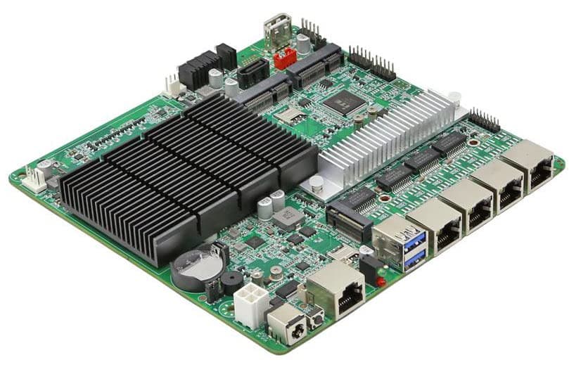 G1 Thin Pcs G1 Thin Client Pc-4 Lan Mini Pc|Intel J4125 Mini Computer Barebone-Used For Firewall,Pfsense|Runs 24/7 Without Any Heating Issues..,ubuntu&windows,Black