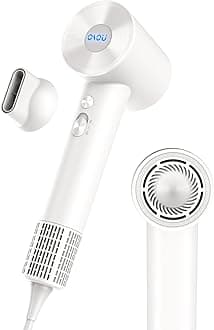 Hair Dryers, Negative Ionic Hair Dryer, High-Speed Blow Dryer with 110, 000 RPM Brushless Motor, Fast Drying Lightweight Travel Hairdryer, Low Noise Home Hair Dryer with Smooth Nozzle