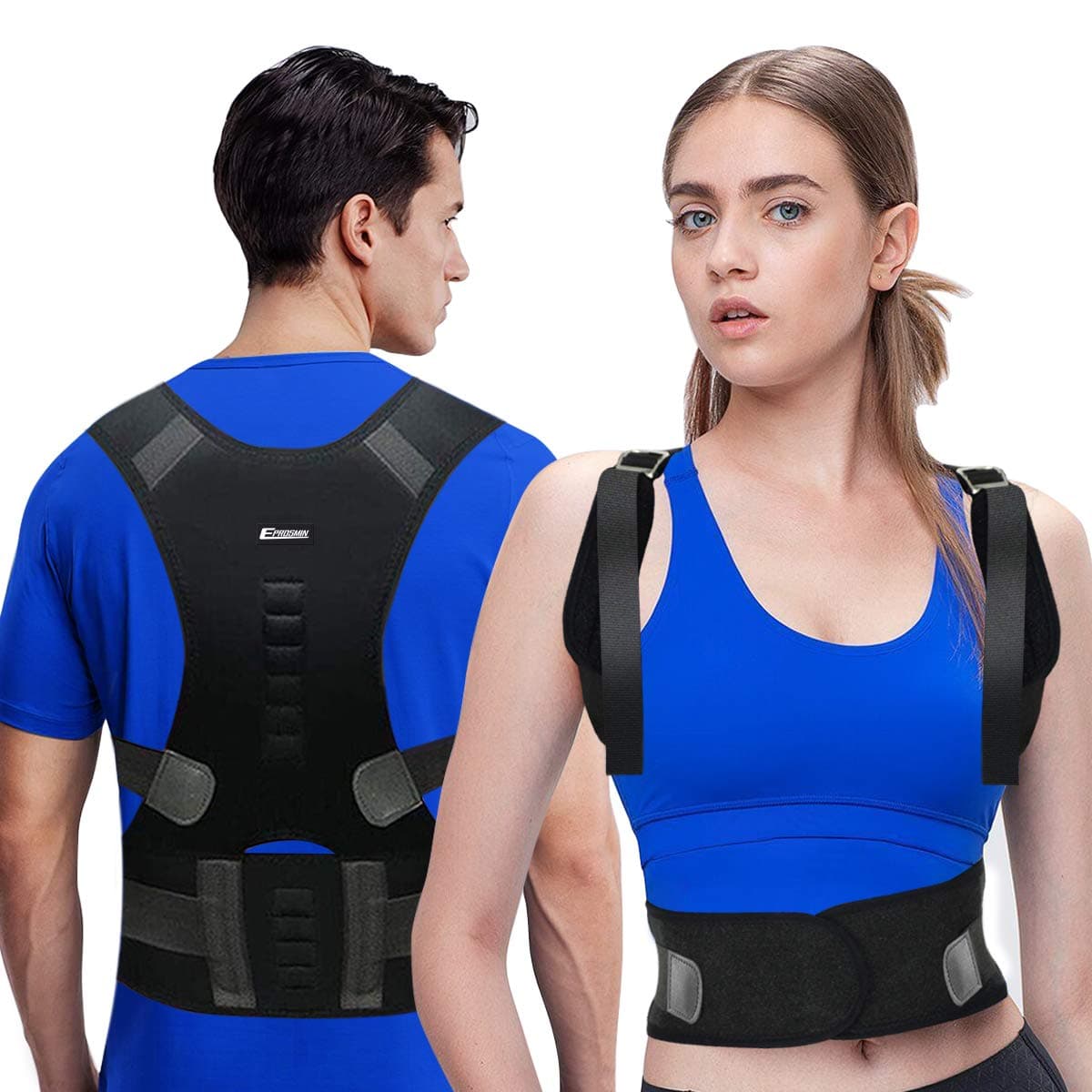 Back Brace Posture Corrector |Fully Adjustable Support Brace for Men and Women|Improves Posture and Provides Lumbar Back Brace| Lower