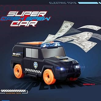 Super Spray Money Car Toy | Party Money Gun for Fun and Entertainment (Black)