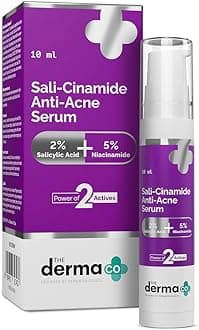 The Derma Co. Sali-Cinamide Anti-Acne Face Serum with 2% Salicylic Acid & 5% Niacinamide for Acne & Acne Marks - 10ml