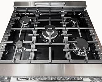 Premium Plus Stove Protectors for Bosch Gas Cooktop Model HGS8055UC, Custom Cut, Easy to Clean Stove Liner, Made in the USA.