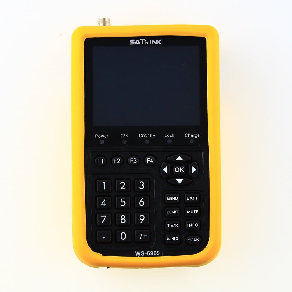 3.5" LCD Handheld SATLINK WS-6909 DVB-S DVB-T Terrestrial FTA Satellite Signal Finder Meter