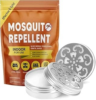 Mosquito Repellent Outdoor Patio Cream, Mosquito Repellant Indoors, Mosquito Control for Room, Mosquito Repellents for Yard, Camping Mosquito Deterrent, Keep Mosquito Away for Travel-2P