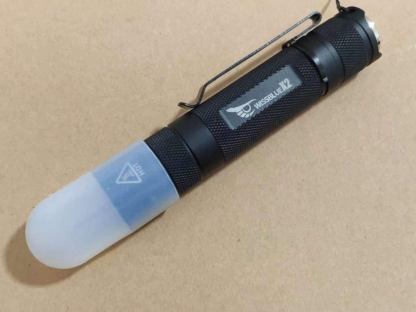 Flashlight Clip And Silicone White Diffuser for X2, D80