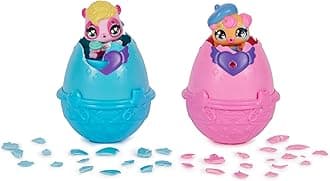 Hatchimals Alive, Hungry Playset with Highchair Toy and 2 Mini Figures in Self-Hatching Eggs, Kids Toys for Girls and Boys Ages 3 and up