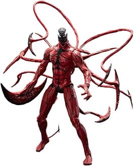 HiPlay ZD Toys 9-inch Anniversary Series Collectible Figure Full Set: Carnage (1916-02), Movice Style, Miniature Action Figurine 1TS
