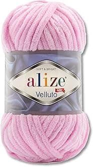 100 g Alize Velluto Wool in 30 Selection (31 | Baby Pink)