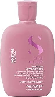 Alfaparf Milano Semi Di Lino Moisture Nutritive Sulfate Free Shampoo for Dry Hair - Paraben and Paraffin Free - Safe on Color Treated Hair - Professional Salon Quality, 8.45 Fl Oz