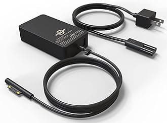 Surface Book 3 Charger 127W Surface Charger Compatible for Microsoft Surface Book 3 2 1, Surface Laptop 5 Go2 Studio Go 4 3 2 1, Surface Pro 9 8 7+ X 7 6 5 4 3, Surface Go 3 2 1, 11FT Cord&Carry Bag