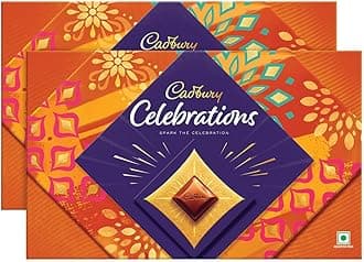 Celebrations Assorted Chocolate Gift Pack, (Pack of 2),189.6 gram