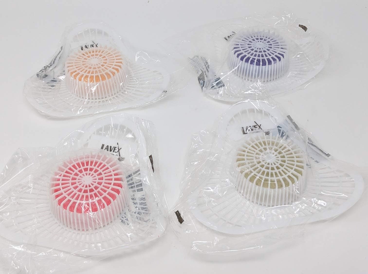 Lavex Urinal Screen Bundle (Pack of 4) - Includes Urinal Cake Assorted Bundle and Urinal Screens - Serves as a Great Urinal Deodorizer to get rid of Urinal Odor!