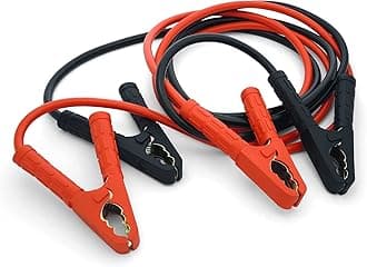 MAXTOOLS, JSC480-3.5, Starting cables, for Gasoline and Diesel Cars and Vans, Cable Length 3.5mt, Section 25mm2, DIN Standards 72553, 480 Amps, with Pratical Bag