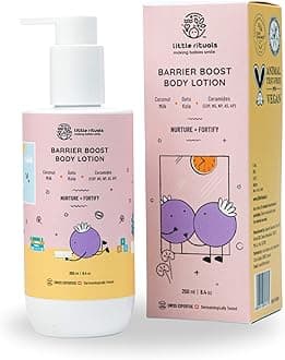 Little Rituals Barrier Boost Baby Body Lotion | Ceramide, Coconut Milk, Gotu Kola | Natural, Organic, Dermat Tested, Swiss Technology | Made Safe | Moisturizing & Nourishing | 250 ml