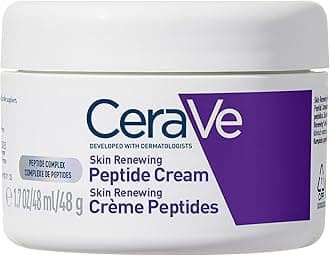 CeraVe Skin Renewing Night Cream, Niacinamide, Peptide Complex, and Hyaluronic Acid Moisturizer for Face, 1.7 Ounce, Packaging may Vary