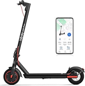 Hiboy S2 Series Electric Scooter, 8.5"-10" Tires, Up to 17-25.6 Miles Range, 350W/500W Powerful Motor & 19 MPH Portable Folding Commuting Electric Scooter for Adults with Double Braking System