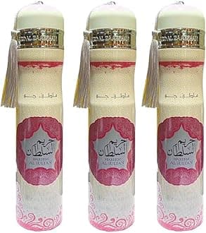 Arabian Air Freshener Bundle (3 x 300ml) Dubai, Luxury Scent, Long Lasting Fragrance (3 x Hareem Al Sultan)