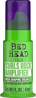 TIGI Bed Head , Curls Rock Amplifier, Curly Hair Cream, Hair Products For Defined Curls, Travel Size, 43ml