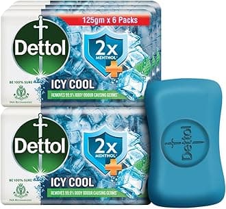 DettolCool Soap - 125 g (Pack of 6)
