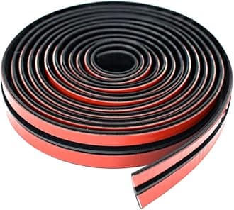 AUTOXBERT 4M/13Ft Car Windshield Weather Rubber Sealing T Shape Car Front Windshield Strip Trim Sealing Strip Automotive Door Sealing Strip Noise Insulation Protector for Car Truck Door Window Decor