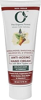 Plant Based Anti Aging Hand Cream – Best Handcream for Very Dry, Cracked Hands with SPF – Night Cream for Women & Men - Organic Vegan Hand & Nail Cream – Natural Moisturizer for Working Hands