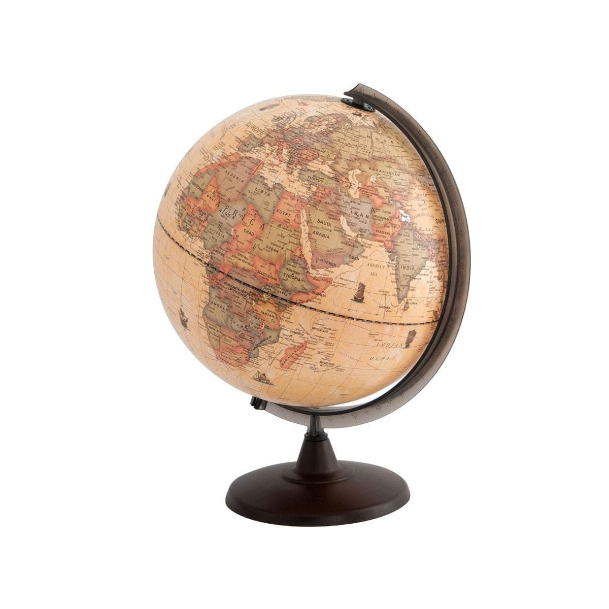 Ryman Illuminated Antique Effect Globe 30cm