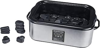 Master Massage18 Quart Digital LED Hot Stone Heater – Portable Stainless Steel Stone Warmer for Massage Therapists