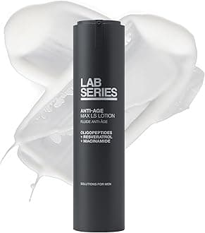Men's Max LS Lotion - Face Cream - Anti Aging Moisturizer - Improves Skin's Tone, Firmness, and Texture - Skin Care for Men, 1.5 Fl Oz
