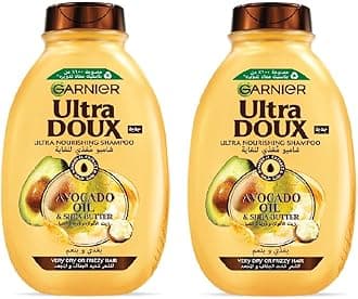 Ultra Doux Nourishing Avocado & Shea Butter Shampoo 400Ml, Pack Of 2