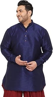 VASTRAMAY Plus Men's Cream And Maroon Silk Blend Kurta And Dhoti Set_VPLUSMK001nDT007MOTHER