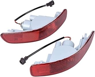 Astra Depot Left Right Rear Bumper Tail Fog Light Reflector Compatible with Mitsubishi Outlander 2007-2012