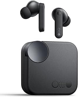 CMF Buds Wireless Earbuds,42dB Active Noise Cancellation,50mAh 35.5H Playtime IP54 Waterproof Earphones Dark Grey