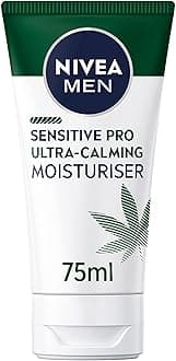 NIVEA MEN Sensitive Pro Ultra Calming Moisturising Cream (75ml), Face Care Moisturiser Enriched with Hemp Seed Oil and Vitamin E for Stress-Minimising Skin Care