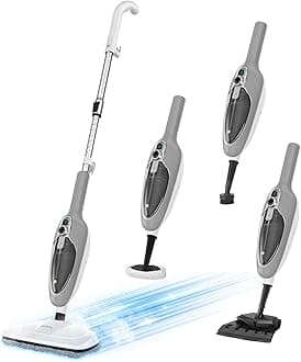 GorFanty Steam Mop - 10-in-1 MultiPurpose Handheld Steam Cleaner Detachable Floor Steamer for Hardwood/Tile/Laminate Floors Carpet with 11 Accessories for Whole Home Use.