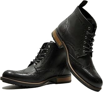 Leather Brogue Boot (Lace-up)