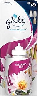 Glade Sense & Spray Air Freshener Refill, Motion Activated Automatic Room Spray and Odour Eliminator for Home, Relaxing Zen, 18ml