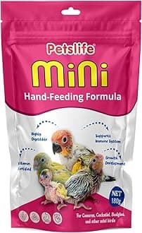 Petslife Mini Hand Feeding Formula for All Baby Birds, 180g | Baby Bird Feeding Formula