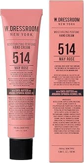 W.Dressroom Moisturizing Hand Cream for Dry Hands, Non-Greasy, Quick-Absorbing Korean Hand Lotion, Travel Size 1.69 fl oz (50 ml), No.514 May Rose Shop Scent