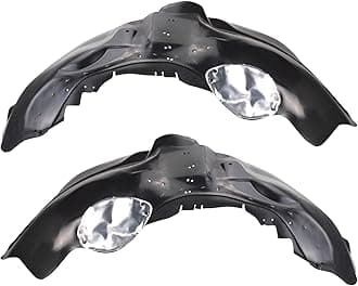 TRQ Front Driver and Passenger Side Inner Fender Liner Set Compatible with 2011-2014 Ford F-150 Truck V6 3.5L